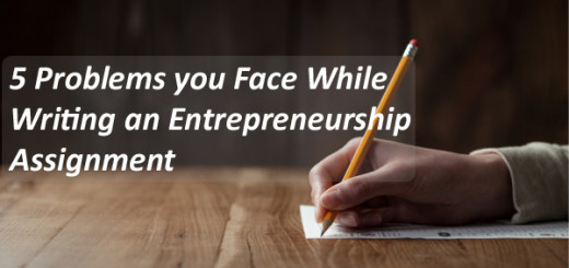 Writing an Entrepreneurship Assignment