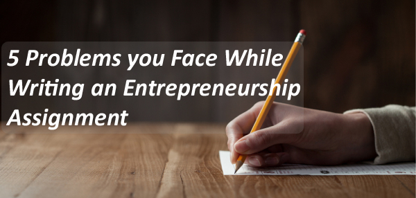 Writing an Entrepreneurship Assignment