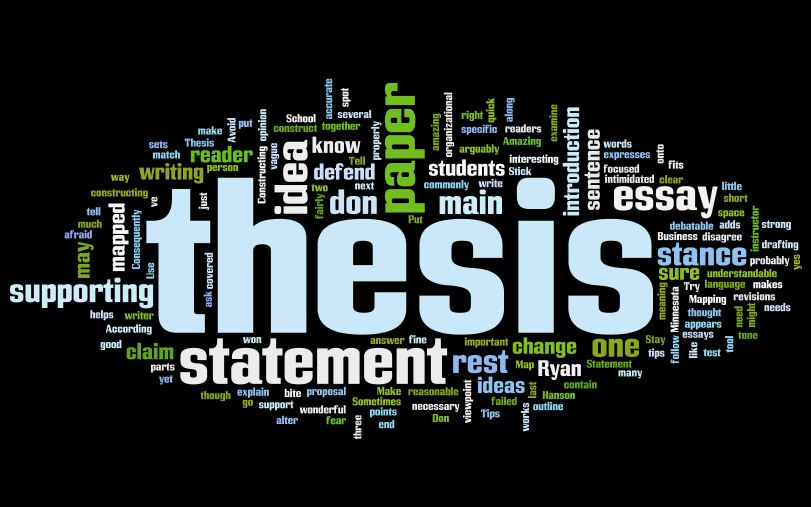 what makes up a thesis statement