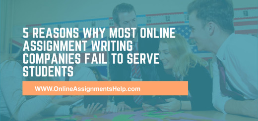 5 Reasons for failure of Online Writing Assignment Companies