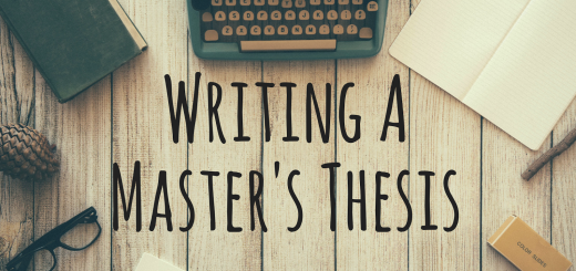 Writing Master's Thesis