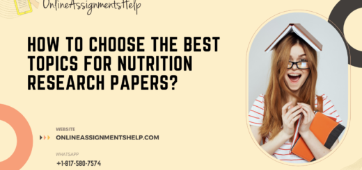 How to choose the best topics for nutrition research papers?