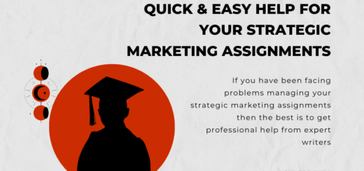 Quick & Easy Help for Your Strategic Marketing Assignments
