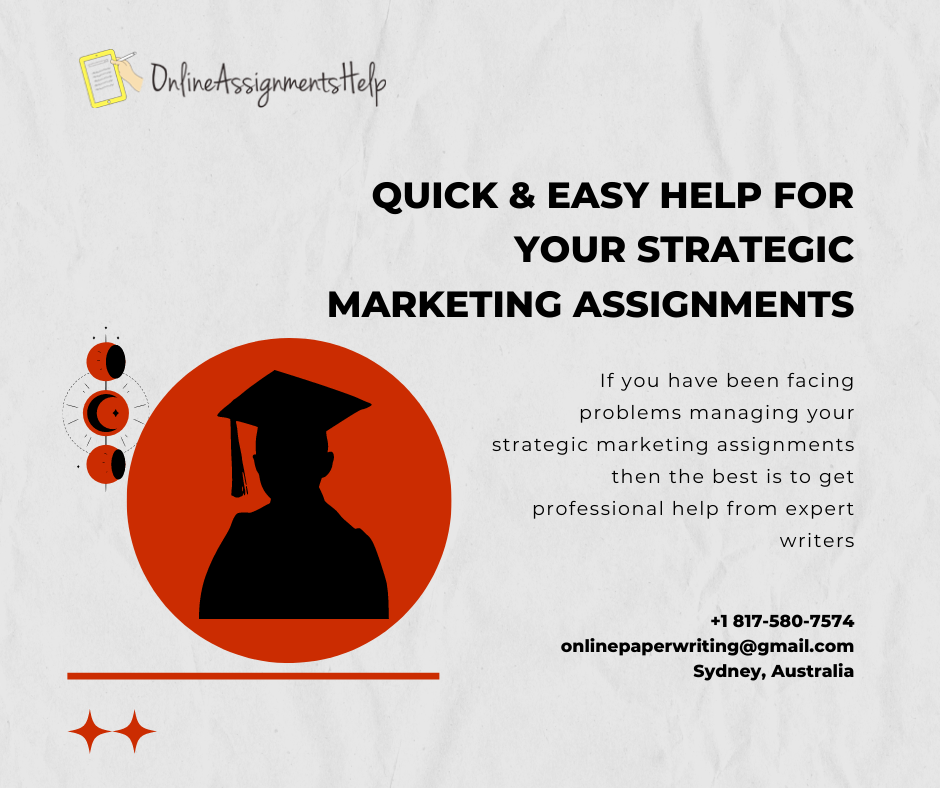 Quick & Easy Help for Your Strategic Marketing Assignments