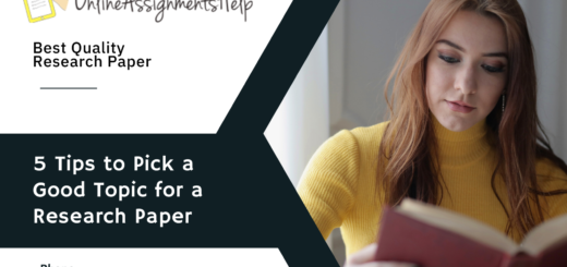 5 Tips to Pick a Good Topic for a Research Paper