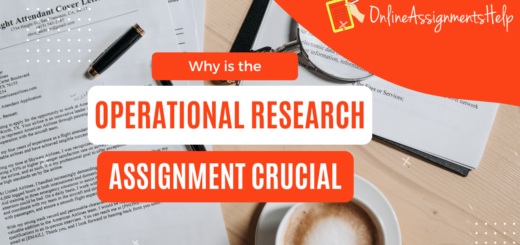 Why is Operational Research Assignment crucial