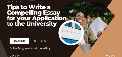 Tips to Write a Compelling Essay for your Application to the University
