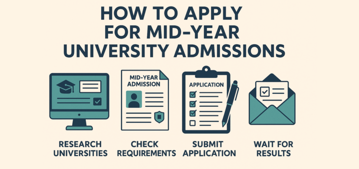 How to Apply for Mid-Year University Admissions
